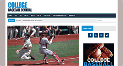 Desktop Screenshot of collegebaseballcentral.com